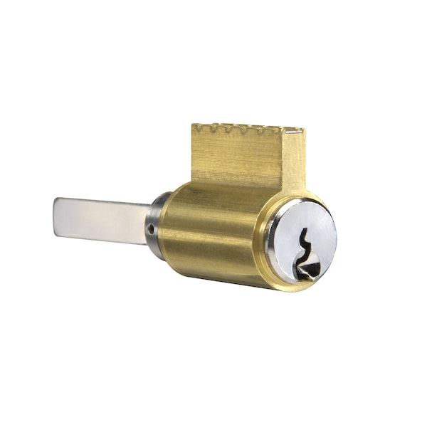 Yale Commercial 6 Pin Single Section GA Keyway Cylinder for Key in Levers (AU5400LN) US26D (626) Satin Chrome Finish 1802GA626 - main